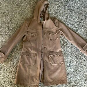 Vintage Old Navy Camel Hooded Coat